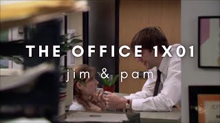 1x01 Jim and Pam Moment 5 - Roy
