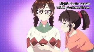 Everyone playing dumb after seeing chizuru's boobs - Rent-a-girlfriend season 2