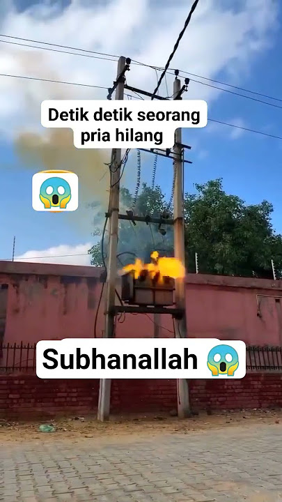 Detik detik gardu listrik meledak #shorts #viral