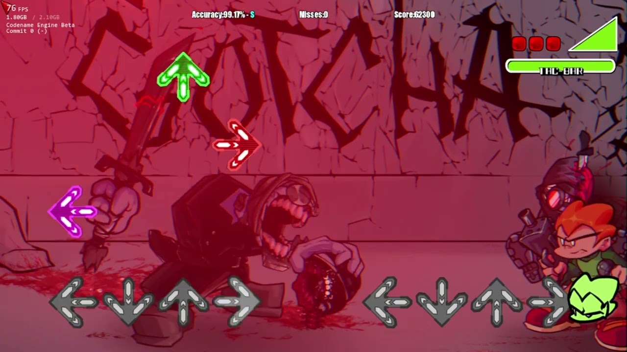 FNF - Friday Night Madness (Cancelled Build) - Manhunt (FC) (By @20.DFTVNEZ.05)