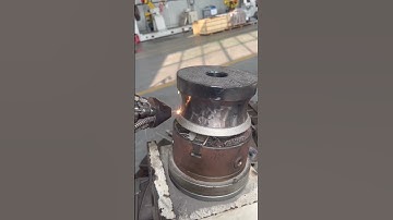 2024.11.05  40% nickel-based tungsten carbide laser cladding.#lasercladding #lasercladdingsystem