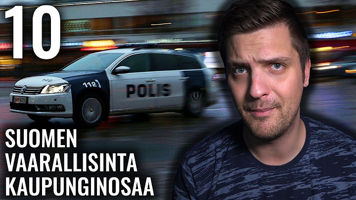 10 SUOMEN VAARALLISINTA KAUPUNGINOSAA