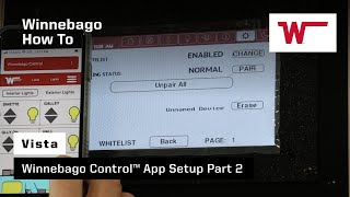Winnebago Vista: Control App Setup and Accessing Your Cloud Account