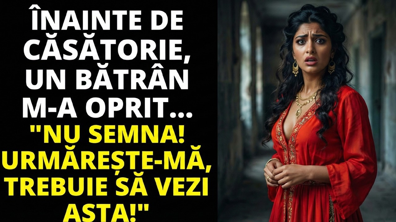 „Înainte de semnare, omul de serviciu a șoptit. «Nu semna! L-am auzit pe mire la toaletă. Vino...