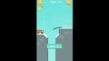 Draw the bridge game level 112