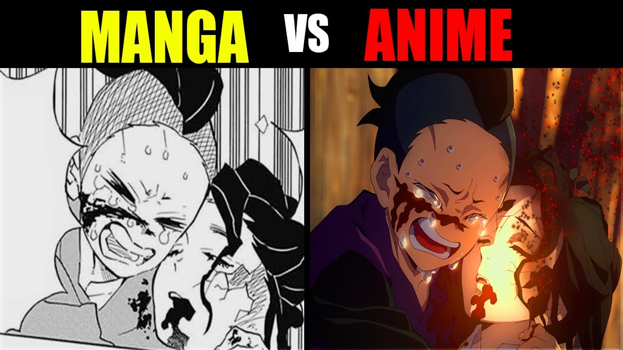 Demon Slayer season 3 episode 3 anime vs manga comparison - Every