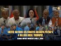 Un event  akshaya patras milestone 4 billion meals celebrated at the united nations