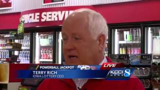 Iowa Lottery CEO is 'pumped up' about record jackpot