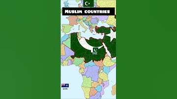 Muslim countries map animation video #pakistan #musilm #foryou
