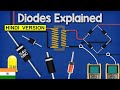 Diodes Explained (HINDI VERSION)  electronics engineering