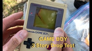 Drop test of a 30 year old game boy! Will IT STILL WORK?