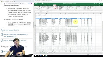 Ôn thi MOS Excel 2016: 2.3.3. Chèn tổng con (Insert subtotals)