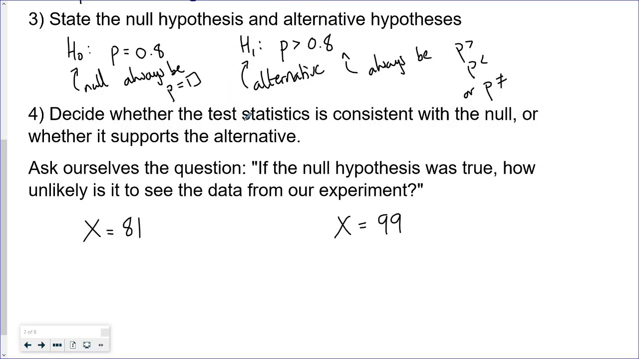 statistics year 1 hypothesis testing