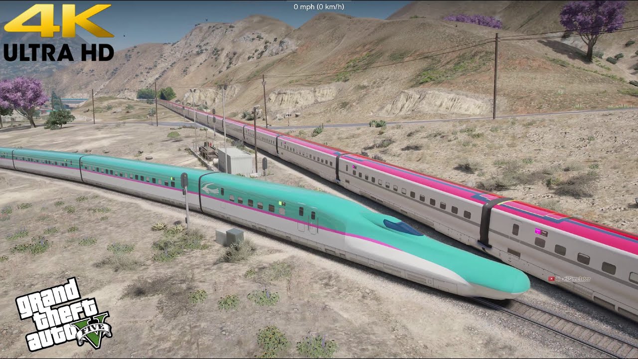 E5+E6 High-Speed Long Shinkansen - Grand Theft Auto V