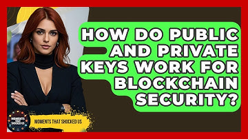 How Do Public And Private Keys Work For Blockchain Security? - Moments That Shocked Us