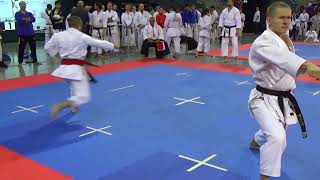 Kata UNSU | Bareisha - Marincas | WFF | World Fudokan-Shotokan Karate Championship 2017 | Romania |