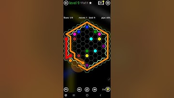 How To Solve Flow Free Hexes Jumbo Courtyard Pack Level 9 Board Walk Through Solution Walkthrough