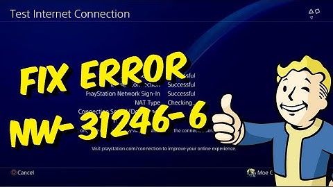 How To Fix PS4 Error NW-31246-6