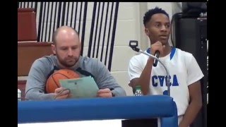 Dallas Woods Delivers a Quick Message at CVCA
