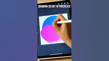 Drawing 3D Art in Procreate (Only Default Brushes!) 🔥