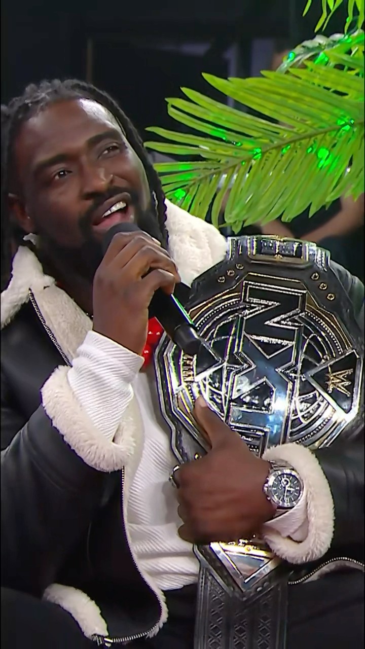 Austin tried to grill Oba Femi, but the champ stays ready! #WWENXT