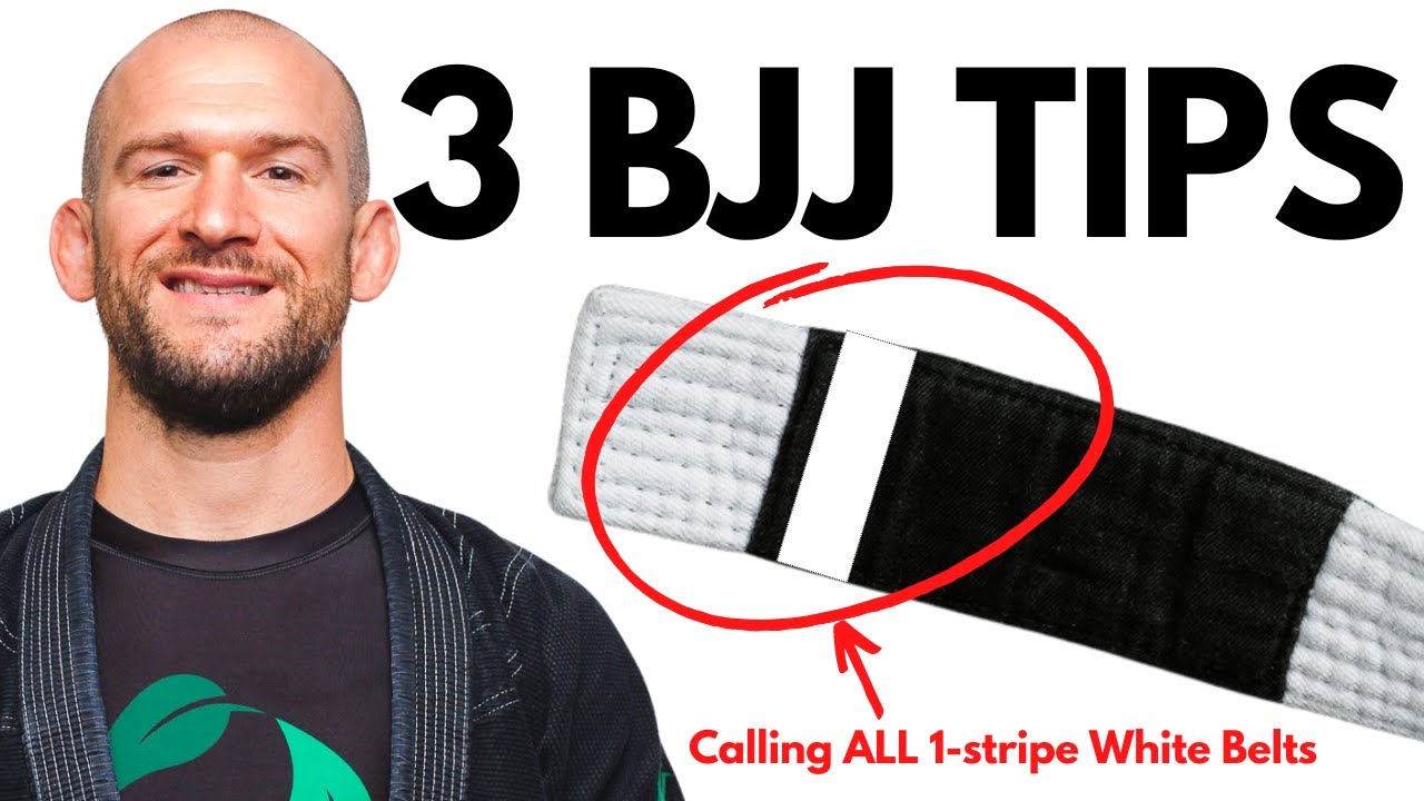 3 White Belt Tips for BJJ Beginners Who Earned Stripe #1