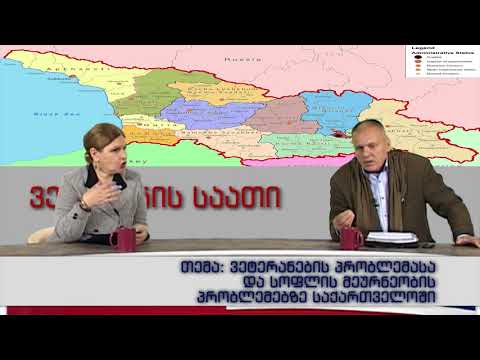 ვეტერანების პრობლემასა და სოფლის მეურნეობის პრობლემებზე საქართველოში, PKTV-ს 'ვეტერანის საათში'