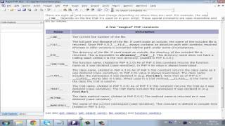 21- الثوابت السحرية Magical Constants in PHP
