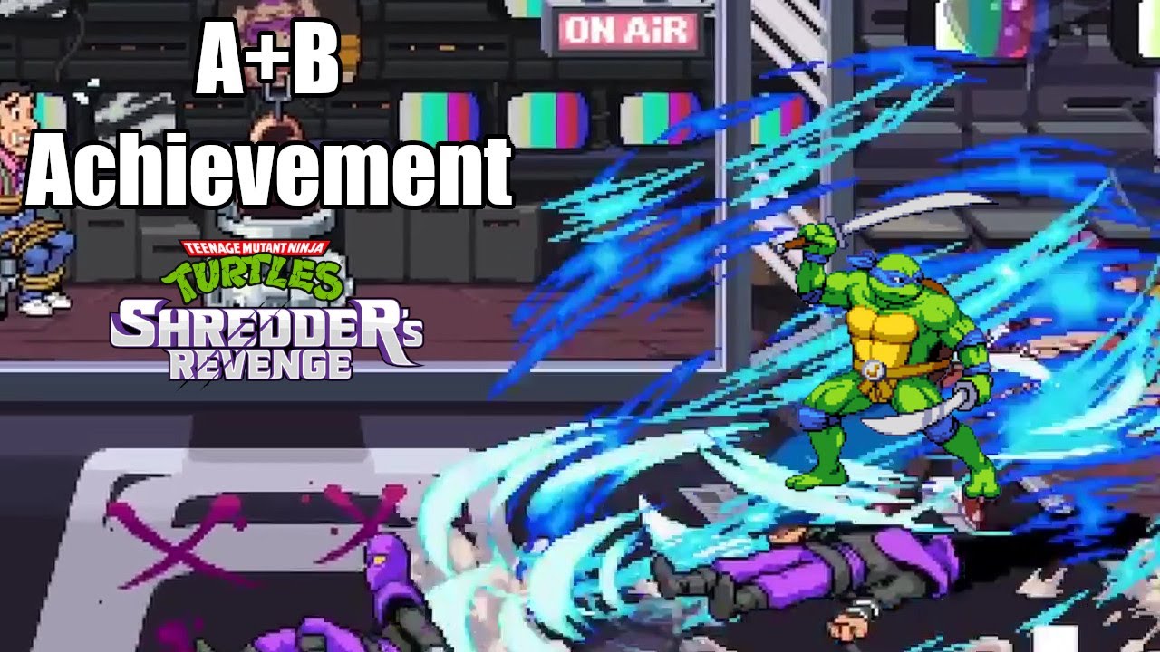A+B Achievement TMNT Shredder's Revenge YouTube