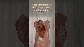 Simple hijab tutorial for beginners #hijab #tutorial #beginner