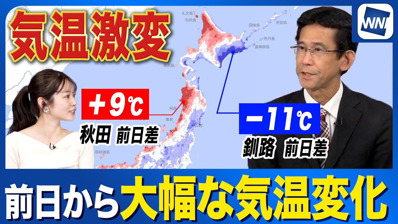 Extreme Temperature Changes] Japan Sea side experiences summer