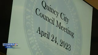 The Quincy City Council approves temporary memorials on right-of-ways