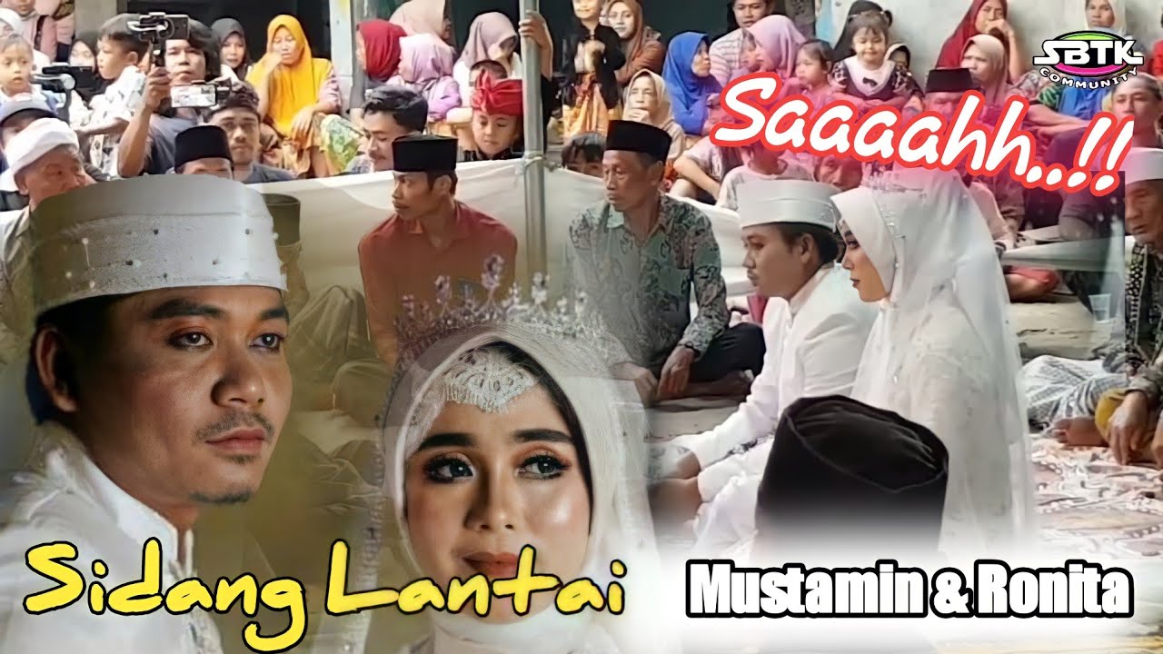 Acara Pernikahan Mustamin Ahmad Alba Bin Tgh.Masban Alba Dengan Ronita Bin Bapak Muhammad