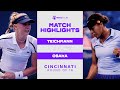 Jil Teichmann vs. Naomi Osaka | 2021 Cincinnati Round of 16 | WTA Match Highlights