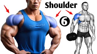 6 Huge Shoulder Workout At Gym  Build Massive Shoulders