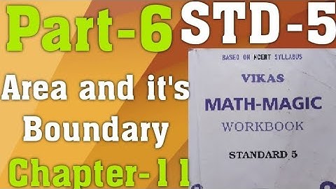 STD-5#Mathsmagic#workbook#Chapter-11#Area And It