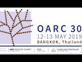 OARC 30 Bangkok, TH - Monday May 13th, Afternoon session 2