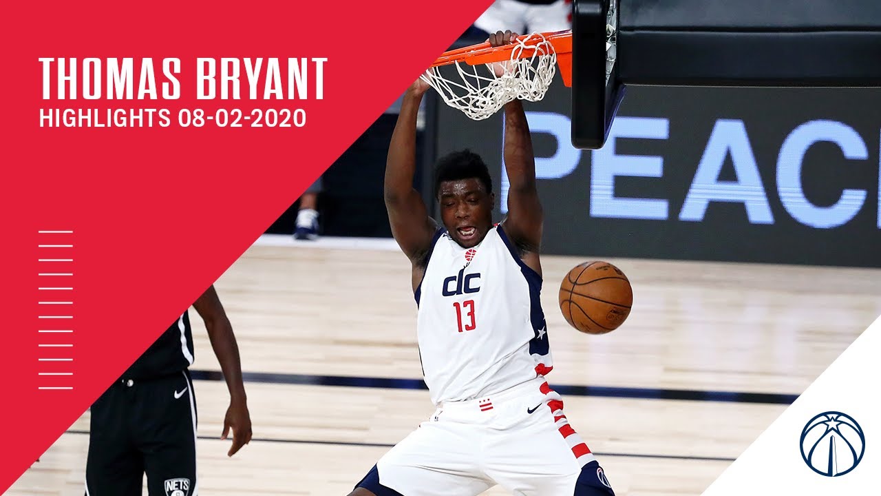Thomas Bryant shines on national TV for Wizards with season-high