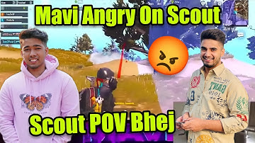 Mavi Angry On Scout😡 | Scout Tera POV Bhej😡 Scout And Mavi