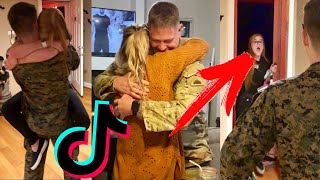 Military Coming Home Tiktok Compilation 2021 | Emotional Moments That Will Make You Cry 😭