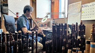 The process of making recorders. A Japanese handmade wooden recorder factory taking up to 10 years.