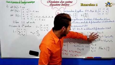 Exercice 1 dans résolution d