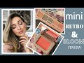 ✨NEW✨ Natasha Denona Mini Retro Palette + Mini Bloom Blush | Demo| Comparison Swatches & Review