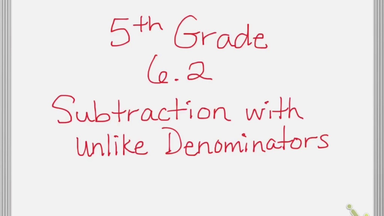 5th Grade Lesson 6 2 Youtube
