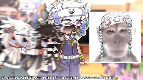 Hashiras reacting to their cursed images! // KNY // I