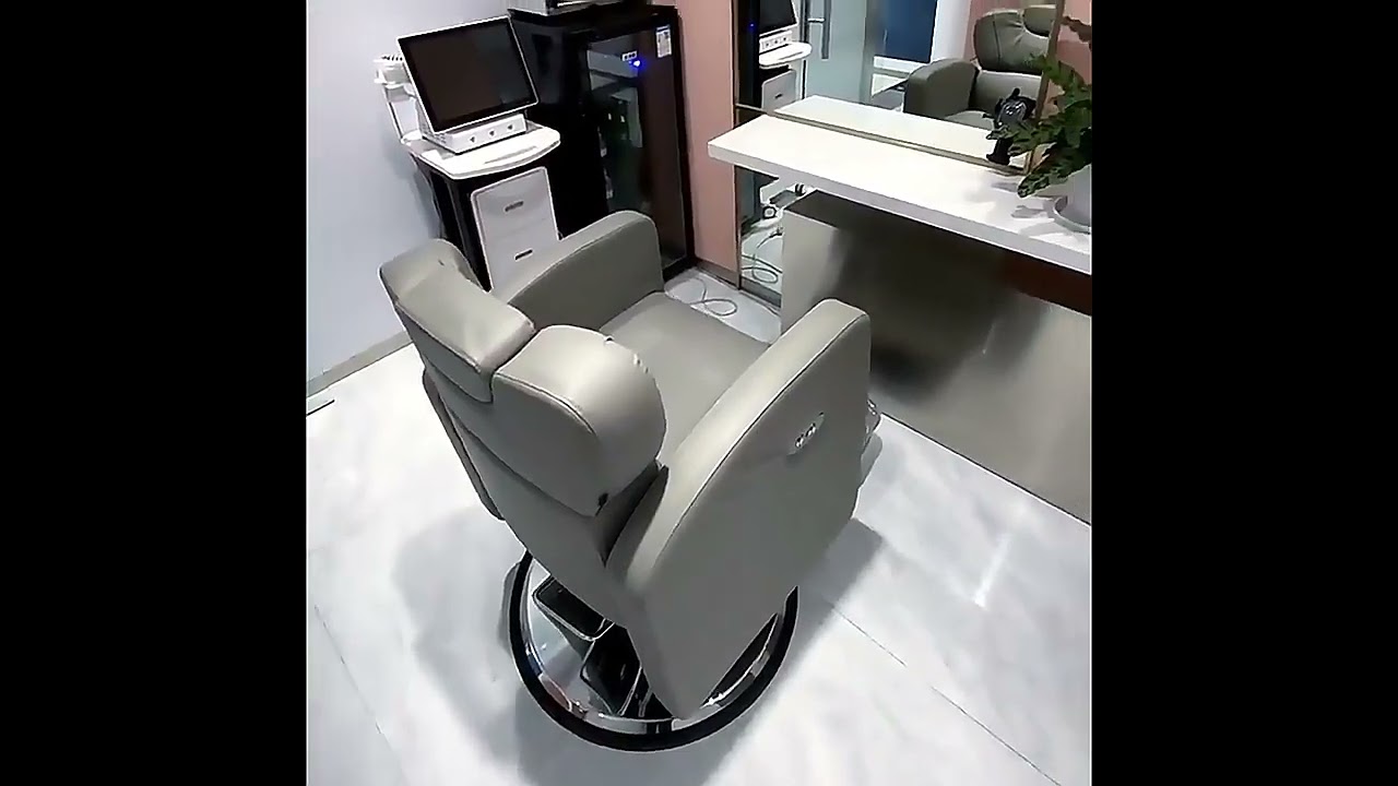 Reclining hair salon chair barbershop hairdressing equipment lifting stylish barber chair