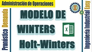 Pronóstico Modelo de WINTERS o Holt-Winters | Pronóstico de Demanda