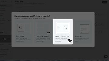 How to Embed a Cal.com Calendar as a Popup
