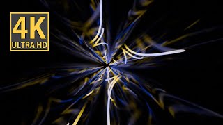 Abstract Background Video 4K Tv Vj Loop Neon Yellow Blue Visuals Hypnotic Visual Asmr Motion Graphic