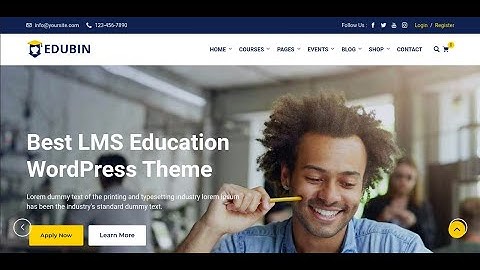 Edubin - WordPress-thema voor onderwijs | WordPress-thema voor online onderwijs | LMS-website